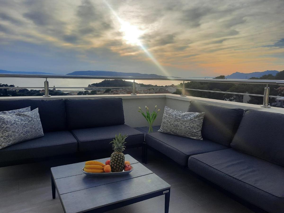 Apartment Anny De Luxe With Sea View Makarska Kültér fotó